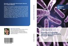 Buchcover von Diversity of Culturable Heterotrophic Bacteria of a Tropical Wetland