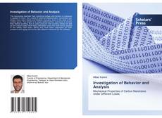 Copertina di Investigation of Behavior and Analysis