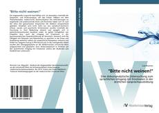 Borítókép a  "Bitte nicht weinen!" - hoz