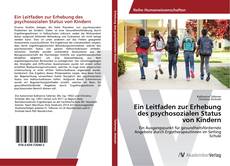 Ein Leitfaden zur Erhebung des psychosozialen Status von Kindern的封面