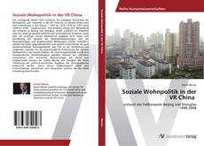 Copertina di Soziale Wohnpolitik in der VR China