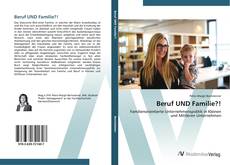Capa do livro de Beruf UND Familie?! 