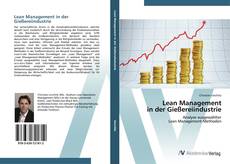 Couverture de Lean Management in der Gießereiindustrie