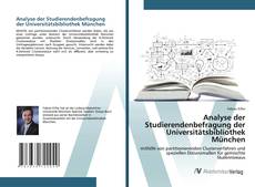 Обложка Analyse der Studierendenbefragung der Universitätsbibliothek München