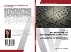 Buchcover von Die Förderung der phonologischen Bewusstheit