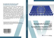 Buchcover von Europäische Sozialunion oder Europäisches Sozialmodell?