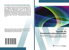 Buchcover von Tenside als Penetrationsbeschleuniger