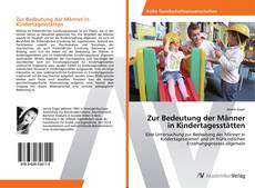 Bookcover of Zur Bedeutung der Männer in Kindertagesstätten