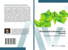 Buchcover von Distributed Estimation and Control