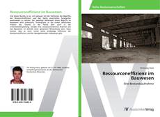 Buchcover von Ressourceneffizienz im Bauwesen