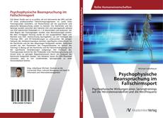 Capa do livro de Psychophysische Beanspruchung im Fallschirmsport 