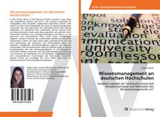 Capa do livro de Wissensmanagement an deutschen Hochschulen 