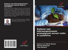 Badania nad mikroorganizmami promującymi wzrost roślin w ryzosferze的封面