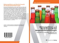 Обложка Meinungsführer und Word-of-mouth bei Neuprodukteinführungen