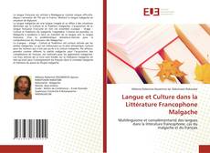 Portada del libro de Langue et Culture dans la Littérature Francophone Malgache