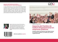 Capa do livro de Impacto del cambio de cultura organizacional en empresas públicas 