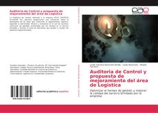 Buchcover von Auditoria de Control y propuesta de mejoramiento del área de Logistica