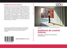 Auditoría de control interno kitap kapağı