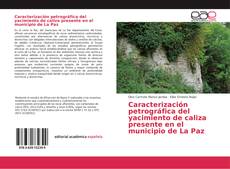 Caracterización petrográfica del yacimiento de caliza presente en el municipio de La Paz kitap kapağı