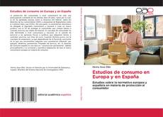 Buchcover von Estudios de consumo en Europa y en España