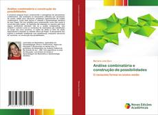 Capa do livro de Análise combinatória e construção de possibilidades 