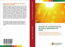 Capa do livro de Síntese de nanoestruturas de ZnO e aplicação em CSSC 