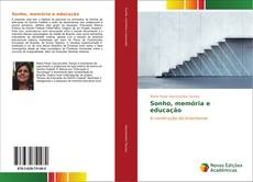 Buchcover von Sonho, memória e educação