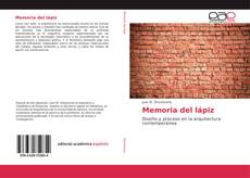 Memoria del lápiz kitap kapağı
