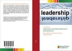 Bookcover of Liderança transformacional e transacional:
