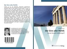 Обложка Der Sinn aller Politik