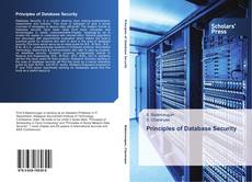 Capa do livro de Principles of Database Security 