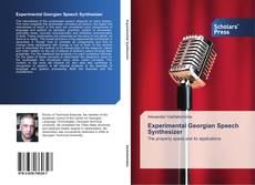 Experimental Georgian Speech Synthesizer kitap kapağı