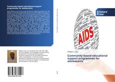 Copertina di Community-based educational support programmes for adolescents