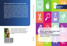 Buchcover von When language policy and pedagogy conflict