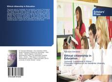 Bookcover of Ethical citizenship in Education