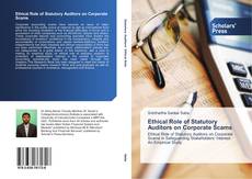 Buchcover von Ethical Role of Statutory Auditors on Corporate Scams