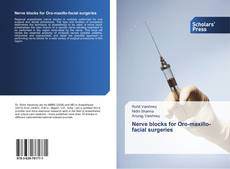 Buchcover von Nerve blocks for Oro-maxillo-facial surgeries