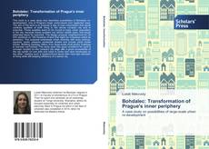 Bohdalec: Transformation of Prague's inner periphery kitap kapağı