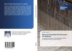 Portada del libro de Role of Industrial Environment on Asthma