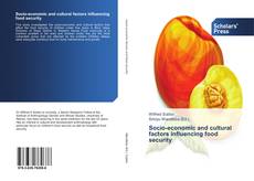 Buchcover von Socio-economic and cultural factors influencing food security