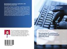 Bookcover of Developing E-commerce application with Enhanced security level
