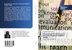 Capa do livro de Pronominal Co-reference in Educated Nigerian English Usage 