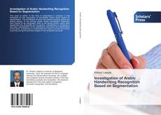 Copertina di Investigation of Arabic Handwriting Recognition Based on Segmentation