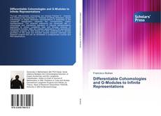 Bookcover of Differentiable Cohomologies and G-Modules to Infinite Representations