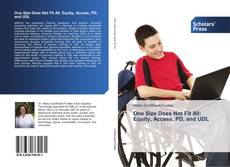 Capa do livro de One Size Does Not Fit All: Equity, Access, PD, and UDL 