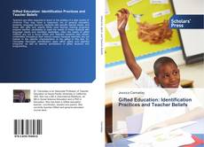 Copertina di Gifted Education: Identification Practices and Teacher Beliefs