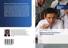 Bookcover of Influence of E-Learning on Sales Productivity
