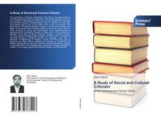 A Study of Social and Cultural Criticism kitap kapağı