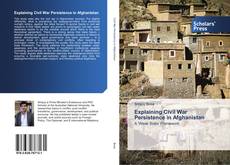 Buchcover von Explaining Civil War Persistence in Afghanistan