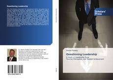 Capa do livro de Questioning Leadership 